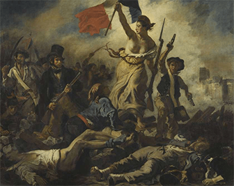La liberté guidant le peuple, d&rsquo;Eugène Delacroix